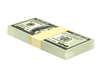 Vector Stack of Money