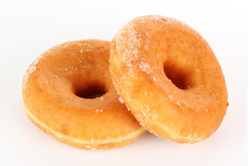 Donut coated with sugar