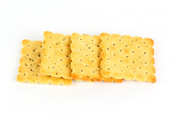 Row of biscuits