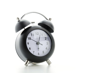 Clock isolated on white