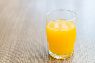 Orange juice glass