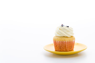 Cupcakes isolated on white background