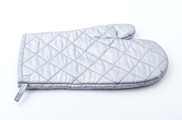 Oven glove isolated white background