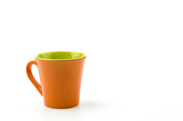 Isolated Orange mug
