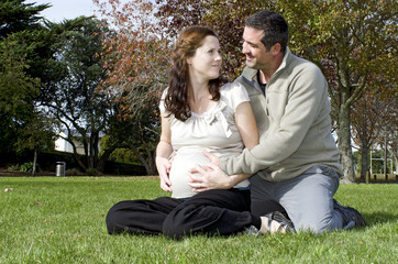 Pregnancy - pregnant woman family