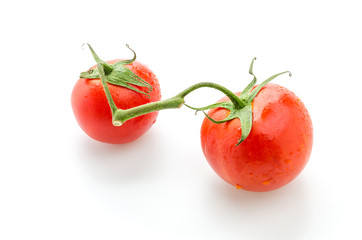 Tomato isolated on white