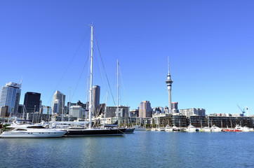 Fototapeta na wymiar Auckland downtown skyline - New Zealand