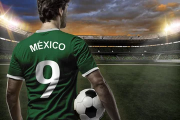 Fotobehang Mexicaanse voetballer © beto_chagas