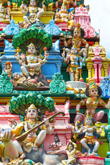 Obraz na płótnie Canvas Hindu temple in Singapore