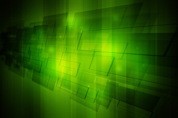Fototapeta na wymiar abstract dark green technology background.