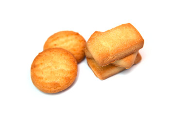 cookies on a white background