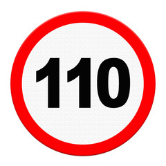 road sign indicating a speed limit