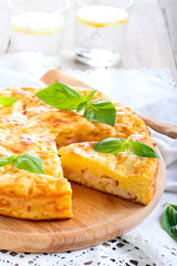 Ham and cheese pie