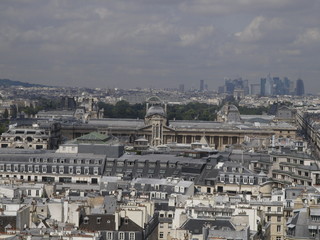 Fototapeta na wymiar Vista aerea desde la Torre de Santiago en París