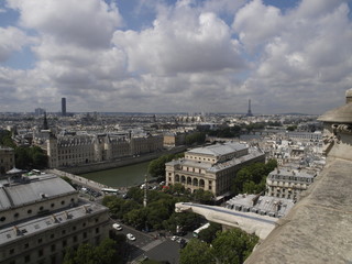 Vista aerea desde la Torre de Santiago en París