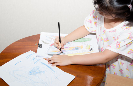 Children and artistic painting