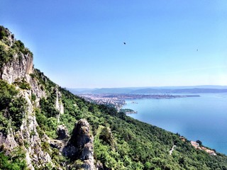 Trieste Italy - Sea and city view