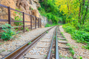 Thai Train of Kanchanaburi, Thailand