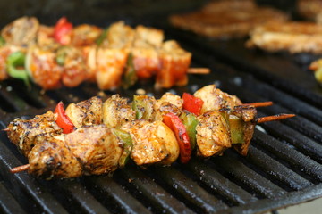 Gegrillter Spieß