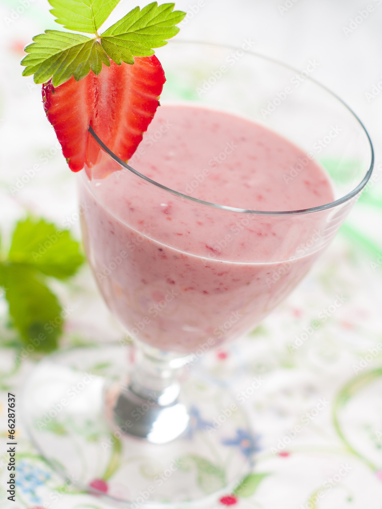 Sticker Strawberry smoothie