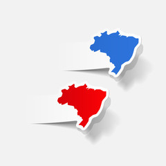 realistic design element: brazil