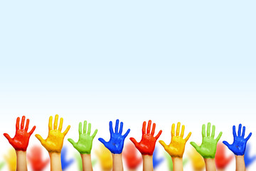 hands of different colors