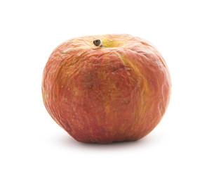 wrinkled apple