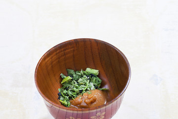 インスタント生みそ汁