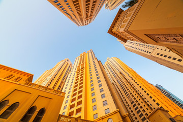 Fototapeta premium Skyscrapers of Dubai Marina, United Arab Emirates