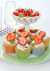 Strawberry muffins