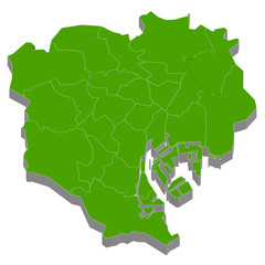 東京 東京23区 地図