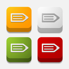 square button: pencil
