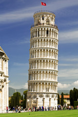 The leaning tower in Pisa. Italy
