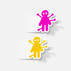realistic design element: voodoo Doll