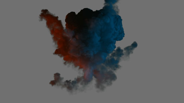 bomb explosion with alpha channel