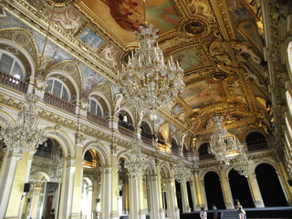 Interior del Ayuntamiento de París