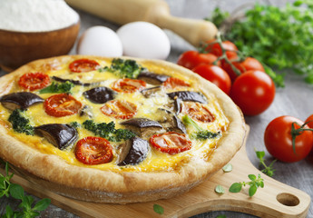 Vegetable quiche