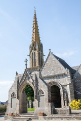 Fototapeta na wymiar Eglise Saint-Onneau à Esquibien dans le Finistère en Bretagne