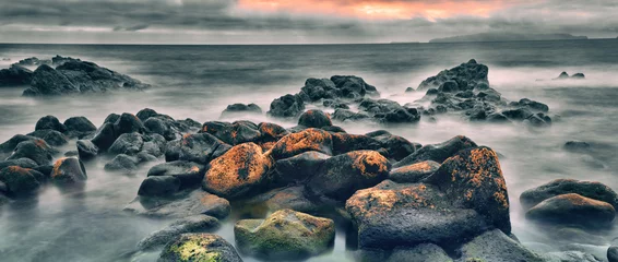 Photo sur Plexiglas Côte Des rochers dans l& 39 océan