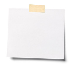 white note paper office business