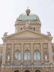 Bern, Altstadt, Bundeshaus, Bundesplatz, Sommer, Schweiz