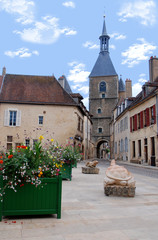 Avallon, France, medieval town center