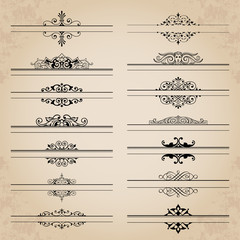 Large collection of ornate headpieces