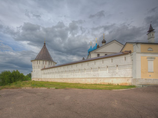 Wall of the Vvedensky episcopal female Monastery in Serpukhov