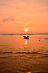 Fototapeta na wymiar Sea Sunrise Background