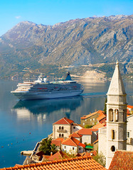 Cruise liner, Montenegro