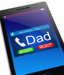 Dad calling