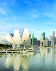 Naklejka premium Modren Singapore architecture