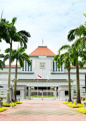 Naklejka premium Singapore Parliament bilding