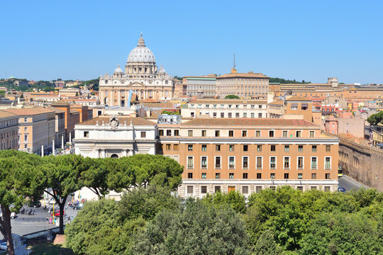 Top-view of Rome